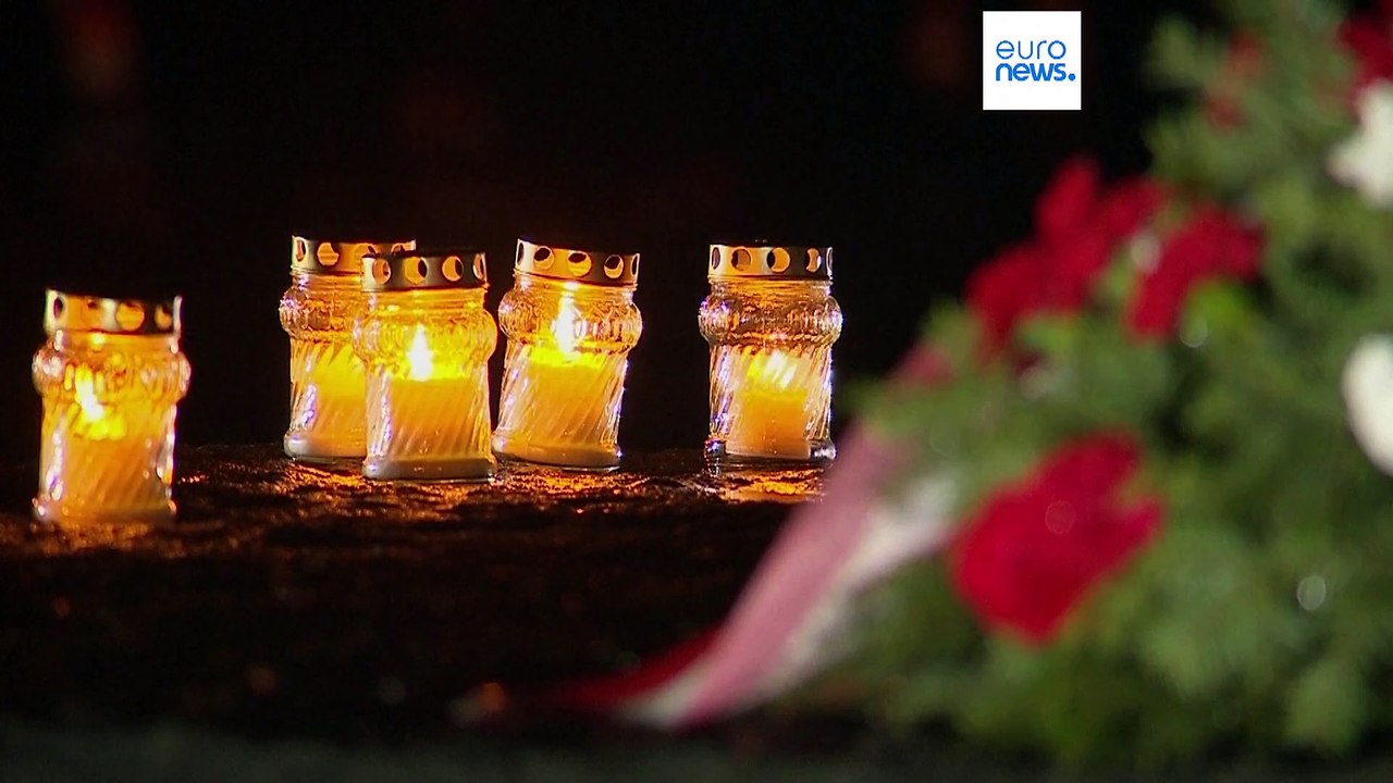 Survivors remember the victims of the Nazi death camps at Auschwitz