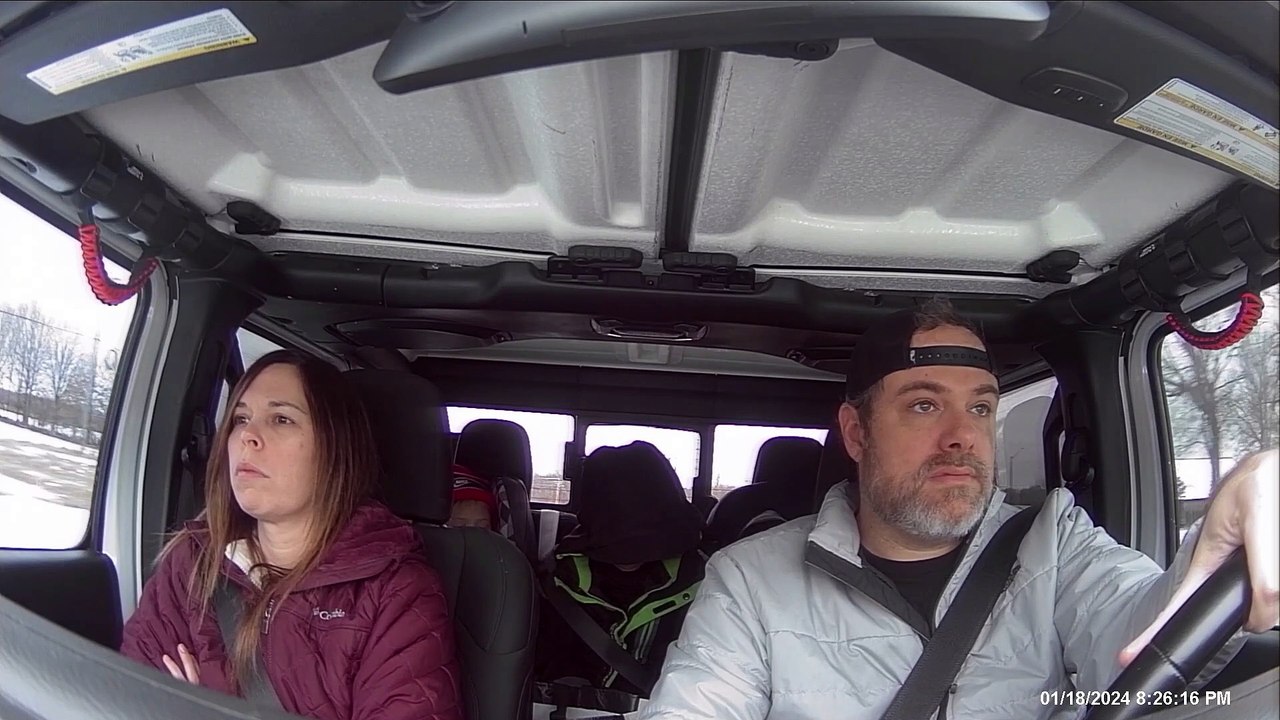 Driver Stays Calm During Unplanned Off-Roading