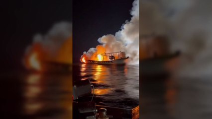 부산 남형제도 앞바다 어선 화재...승선원 2명 구조 / YTN