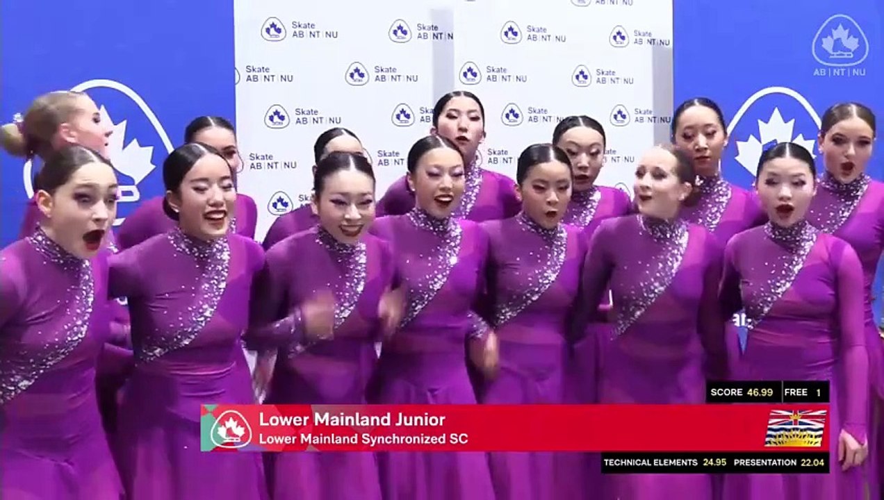 Junior Short and Open Skate 1 2024 Mountain Regional Synchronized