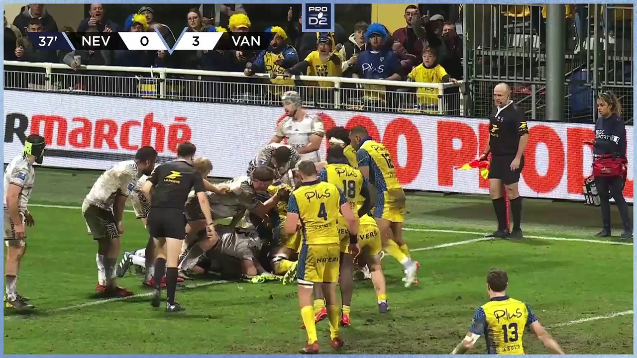 PRO D2 Saison 2023-2024 J18 - Résumé USON Nevers - RC Vannes