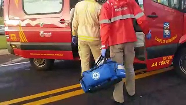 Colisão entre três veículos interdita Trevo da Portal e equipes do Corpo de Bombeiros e PRF são acionadas