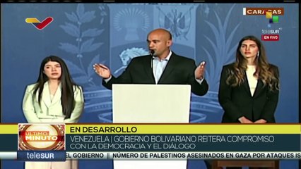 Gobierno bolivariano mantendrá diálogo con sectores de la oposición como vía de paz