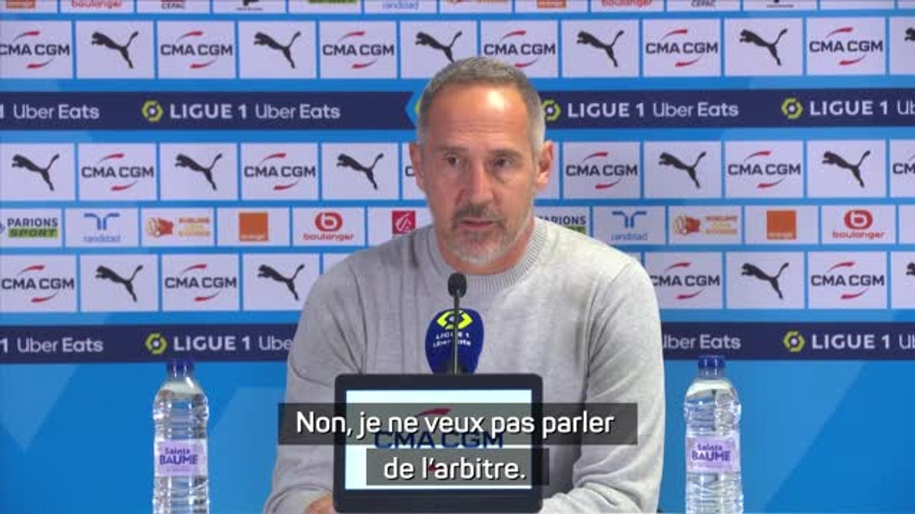 Monaco - Hütter : "Je ne veux pas parler de l'arbitrage"