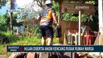 Hujan Disertai Angin Kencang, Rusak Sejumlah Rumah Warga di Kabupaten Semarang Jateng