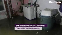 Banjir Rendam Ratusan Rumah di Kabupaten Tangerang, Warga Mengungsi