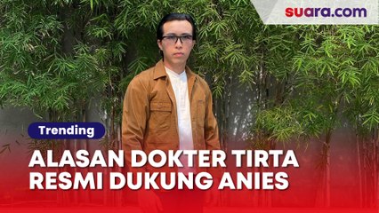 Biodata dan Agama Dokter Tirta: Resmi Dukung Anies, Alasannya Tak Terduga