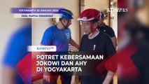 Potret Kebersamaan Jokowi dan AHY di Yogyakarta, Gowes hingga Makan Bareng