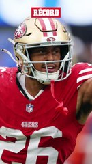 Isaiah Oliver, jugador de los 49ERS, analizando a los Detroit Lions