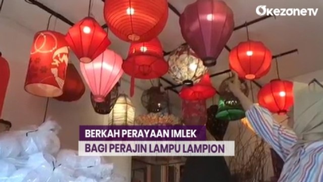 Jelang Perayaan Imlek, Perajin Lampu Lampion di Bandung Banjir Pesanan