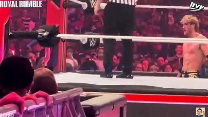 Logan Paul vs Kevin Owens -  WWE Royal Rumble 2024 (Full Match Highlight)