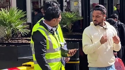 Asking address and then start dancing prank