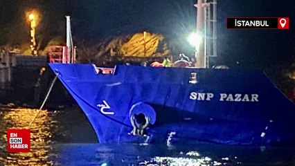 İstanbul Boğazı'nda arıza yapan gemi