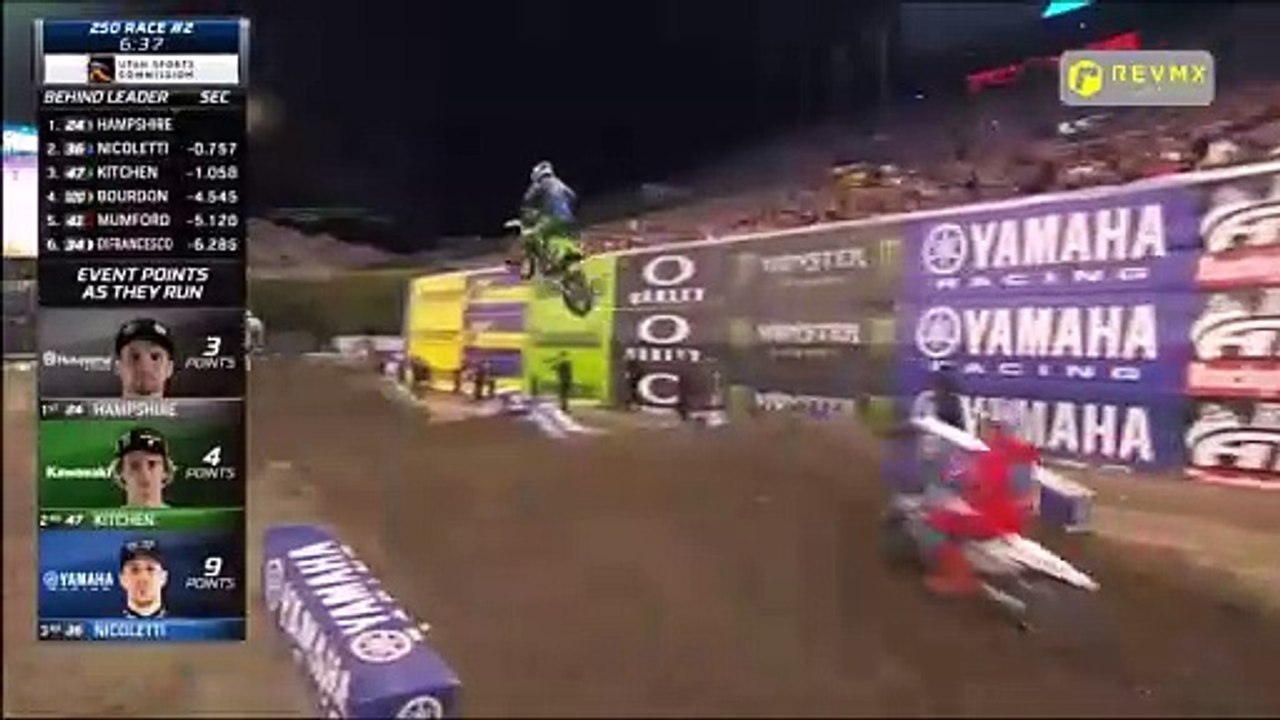 2024 AMA Supercross Anaheim 2 - 250 Race 2 of 3 Triple Crown