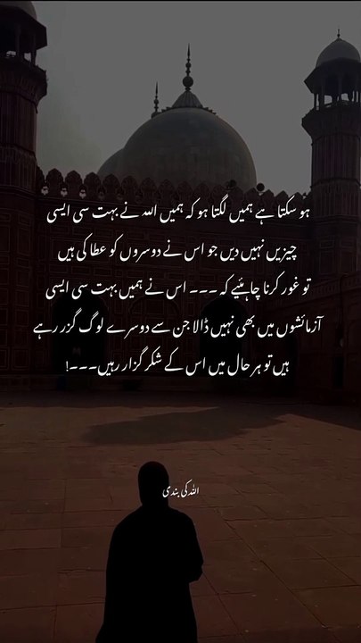 Har Haal main Allah ka shukar guzar rahain ✨