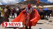 Bolivian miners celebrate traditional Mining Carnival parade