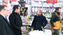 İYİ Parti İstanbul Büyükşehir Belediye Başkan Adayı Buğra Kavuncu Sarıyer'de Esnaf Ziyaret