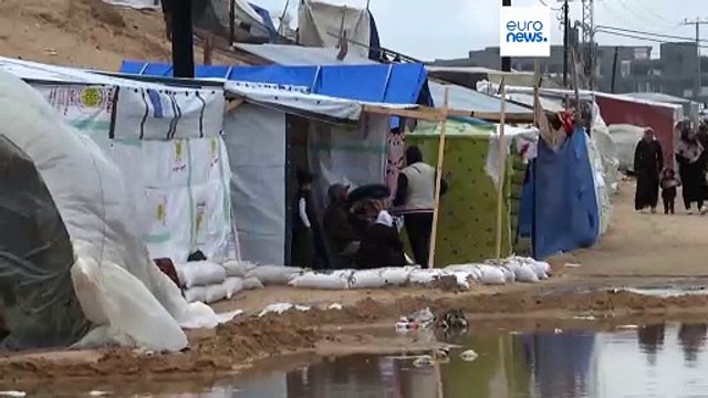 Газа: сложная гуманитарная ситуация усугубляется проливными дождями