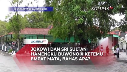 Jokowi dan Sri Sultan Hamengku Buwono X Ketemu Empat Mata, Bahas Apa?