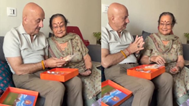 Anupam Kher Gives Mother Ram Mandir Pran Pratishtha Prasad,Full Video|Boldsky
