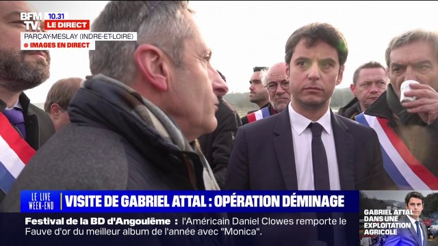 En visite dans une exploitation maraîchère d'Indre-et-Loire, Gabriel Attal assure qu' on a besoin de nos agriculteurs