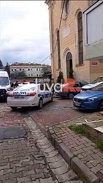 Sarıyer'de kiliseye saldırı: Olay yerinden ilk görüntüler