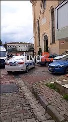 Sarıyer'de kiliseye saldırı: Olay yerinden ilk görüntüler