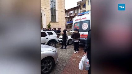 Sarıyer'deki Santa Maria Kilisesi'ne pazar ayini sırasında silahlı saldırıdan ilk görüntüler