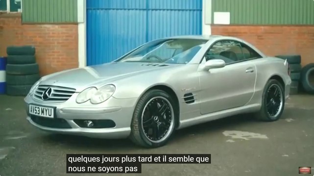 Wheeler Dealers Elvis re-equipped the super cool Mercedes SL 55 uk
