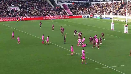 TOP 14 - Essai de Romain BUROS (UBB) - Union Bordeaux-Bègles - Stade Français Paris