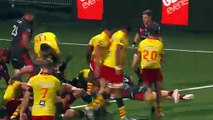 TOP 14 - Essai de Sootala FA'ASO'O (USAP) - LOU Rugby - USA Perpignan