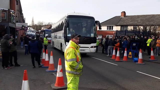 Wolves fans arrive at the Hawthorns ahead of the Albion match