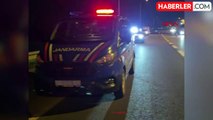 TEM Otoyolu'nda polis aracı TIR'a çarptı: 1 şehit, 2 yaralı