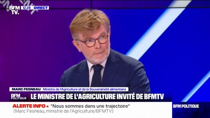 Agriculture: Marc Fesneau annonce des "mesures complémentaires" "dès mardi"