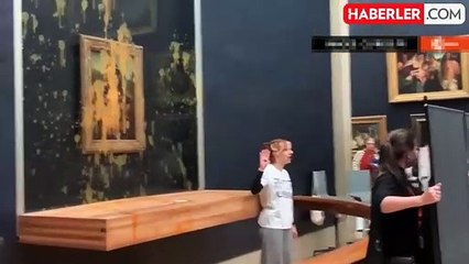 İklim aktivistlerinden Mona Lisa'ya çorbalı saldırı