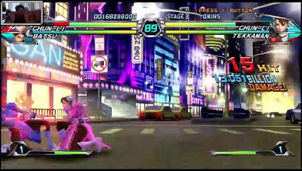 (Wii) Tatsunoko vs. Capcom Ultimate All-Stars - 26 - Batsu Ichimonji and Chun-Li - Lv 8