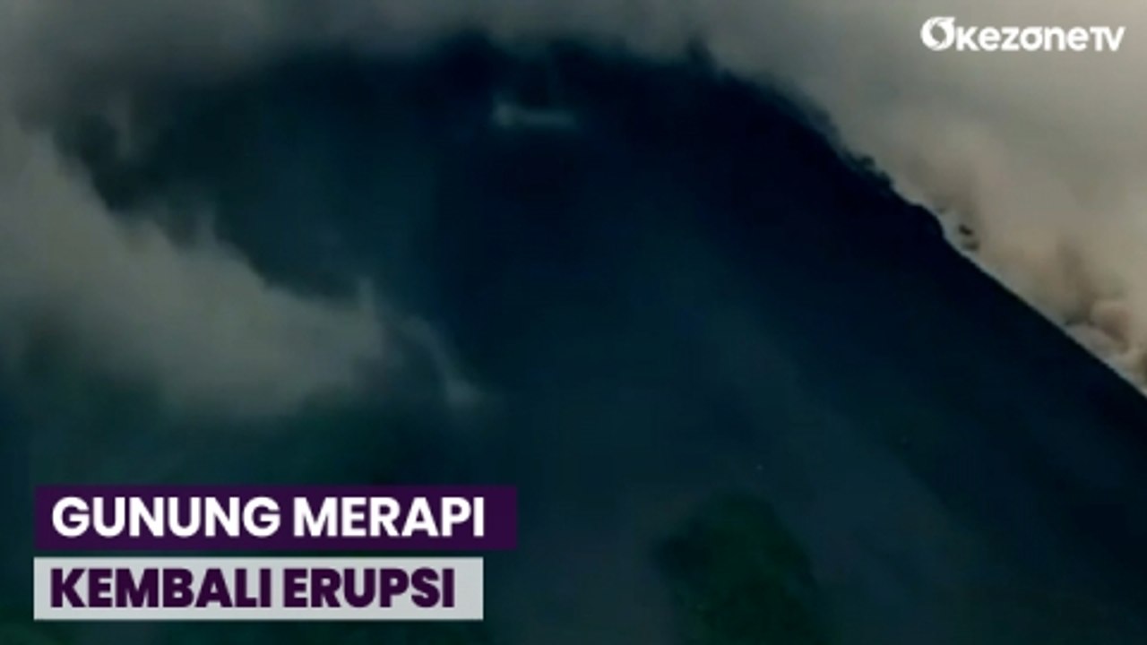 Gunung Merapi Kembali Erupsi, Luncurkan Awan Panas 1.500 Meter