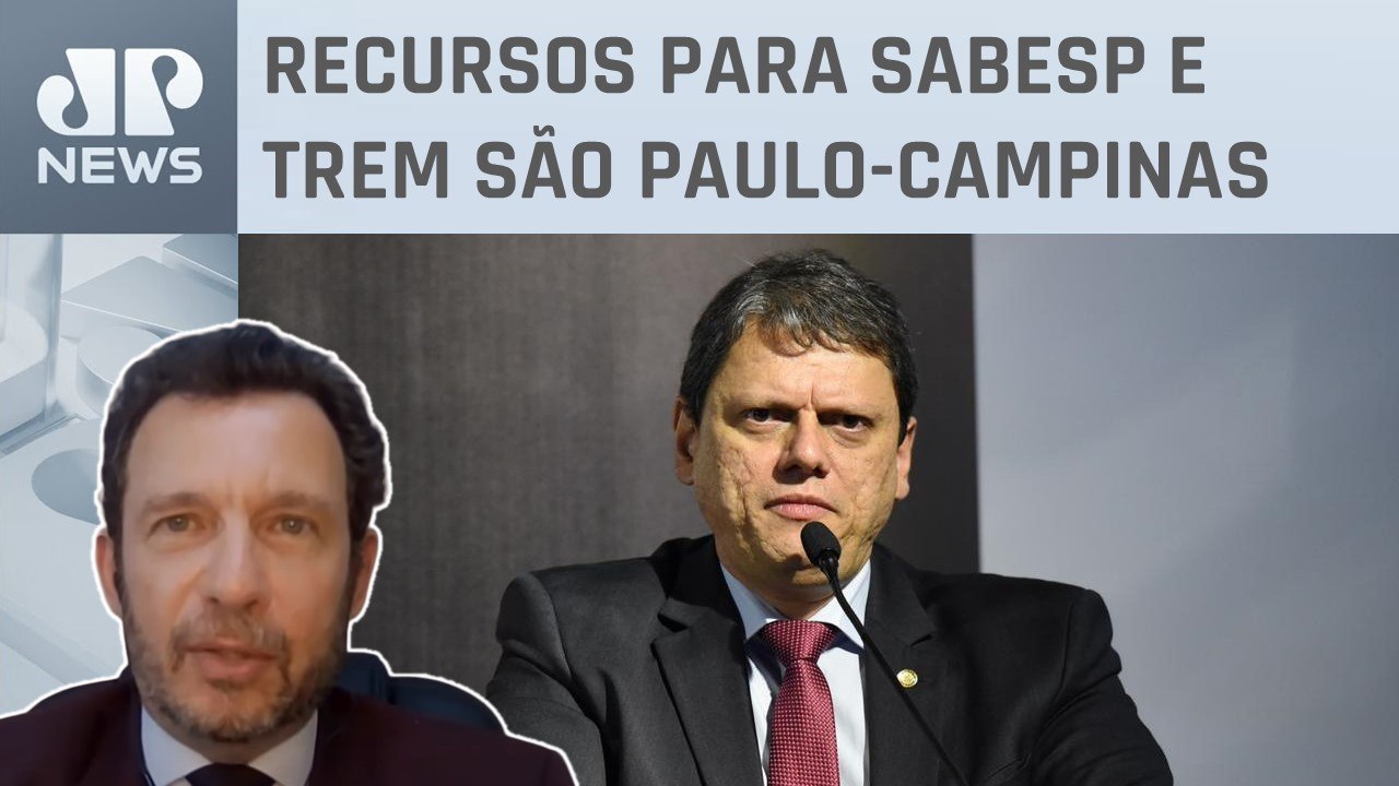 Tarcísio de Freitas fará viagens pela Europa em busca de investidores; Segré comenta