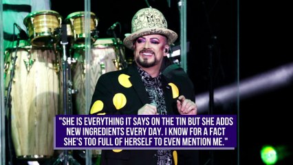 NEWS OF THE WEEK: Boy George brands Madonna 'full of herself'