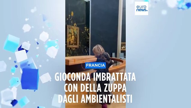 Parigi, Gioconda imbrattata con zuppa da due ambientalisti: Sistema agricolo malato