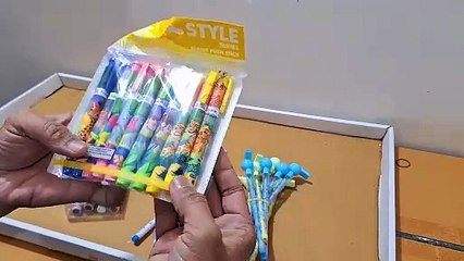 Unboxing and Review of Whistle Pencil, Never Ending Inkless Pencil, Fancy Push Pencil with Maze