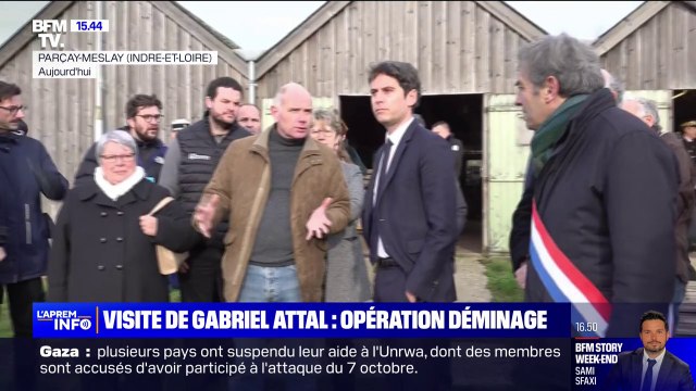 Colère des agriculteurs: retour sur la visite de Gabriel Attal en Indre-et-Loire