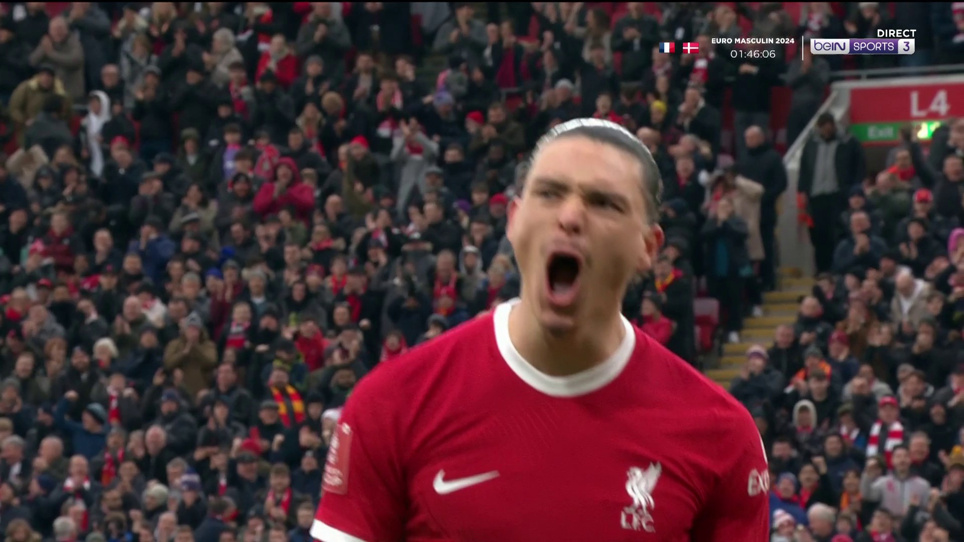 FA Cup : Magnifique mouvement collectif conclu par Darwin Núñez, Liverpool reprend l'avantage