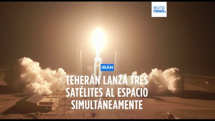 Irán pone en órbita tres satélites simultáneamente por primera vez