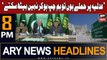 ARY News 8 PM Headlines 28th January 2024 | Murtaza Solangi's Big Statement