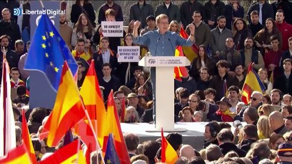 El discurso íntegro de Feijóo en Madrid contra Sánchez y la amnistía