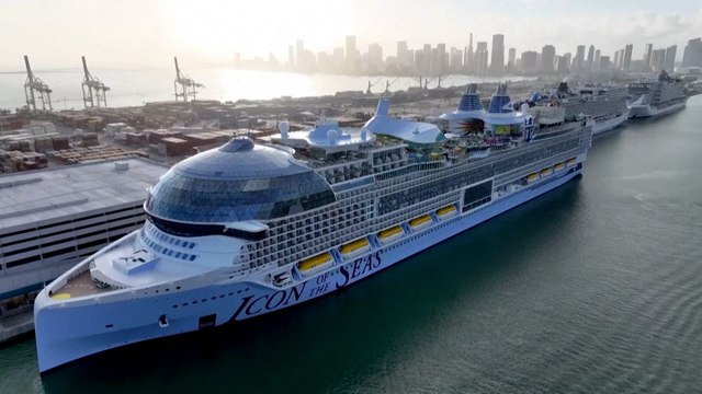 L'Icon of the Seas, le plus grand paquebot du monde prend la mer de Miami