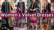 Dive into the Latest Collection of Velvet Dresses for Women