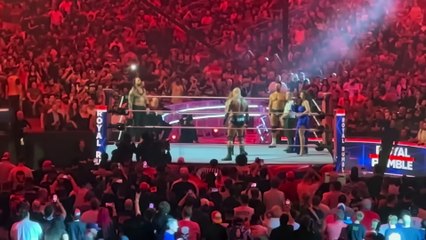 Roman Reigns vs Randy Orton vs AJ Styles vs LA Knight Full Match - WWE Royal Rumble 1/27/2024