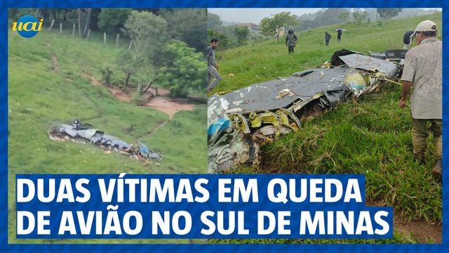 Duas vítimas em queda de avião em Itapeva